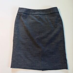 Ann Taylor Charcoal Gray Pencil Skirt